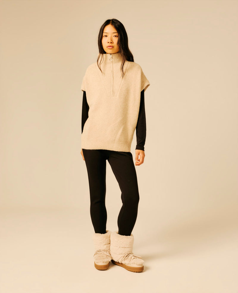 Pull femme beige - Unver | Sun Valley, vue 3
