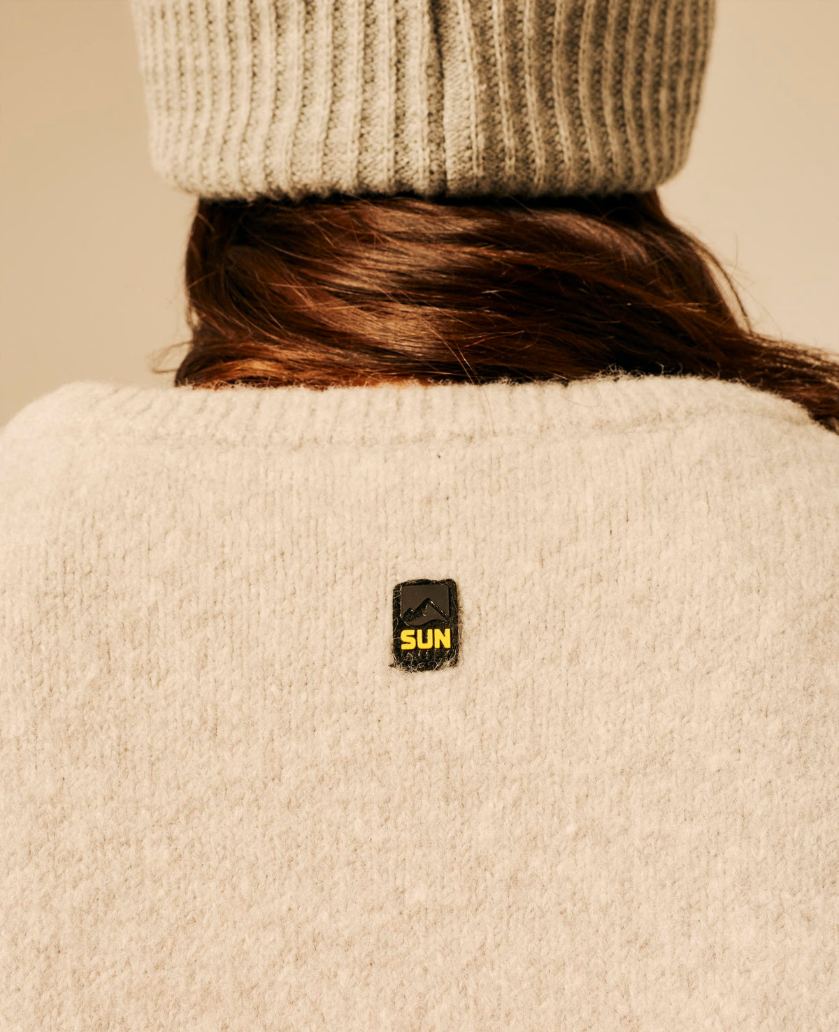 Pull femme gris moyen chiné - Ulvir | Sun Valley, vue 5