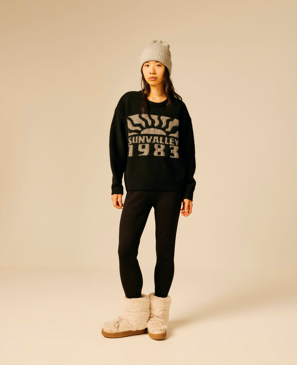 Pull femme noir - Ulvir | Sun Valley