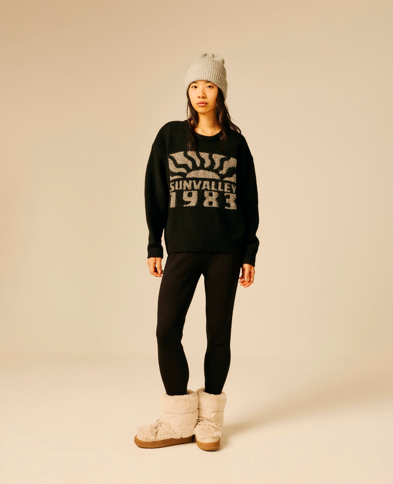 Pull femme noir - Ulvir | Sun Valley
