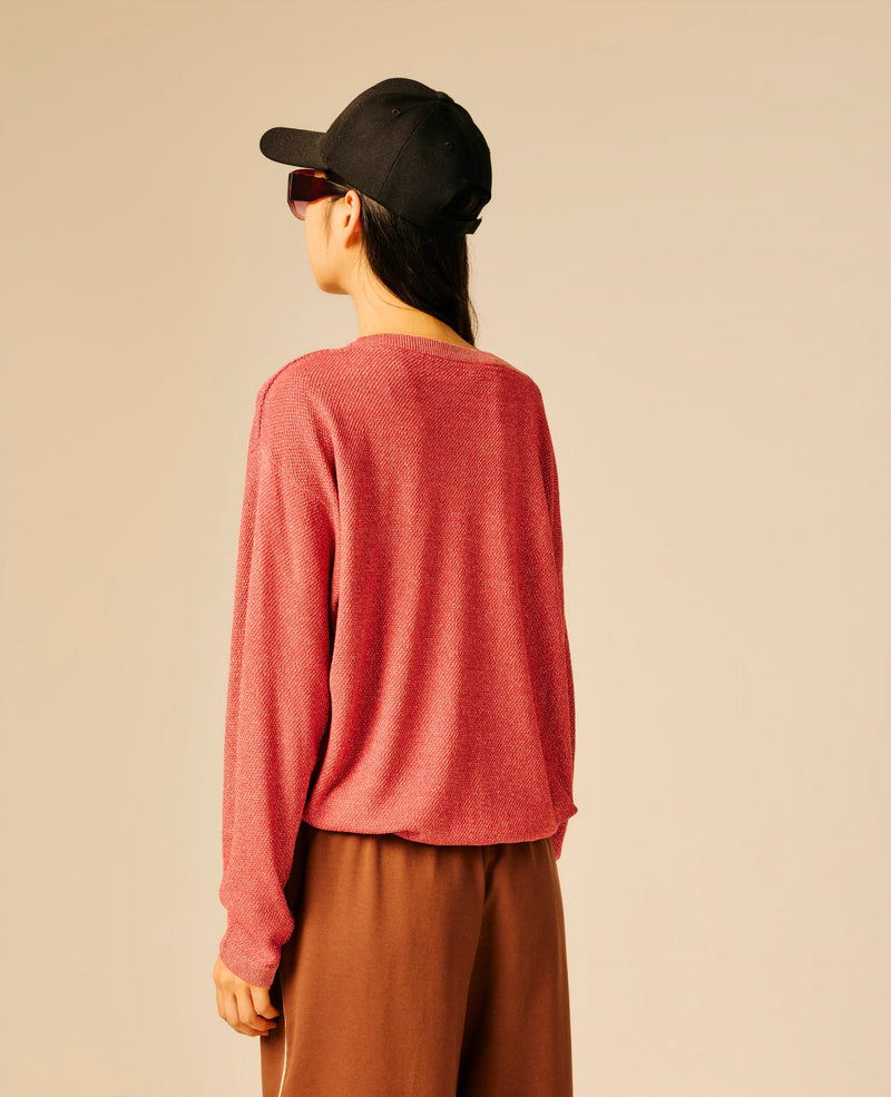 Pull femme rose - Urend | Sun Valley, vue 2