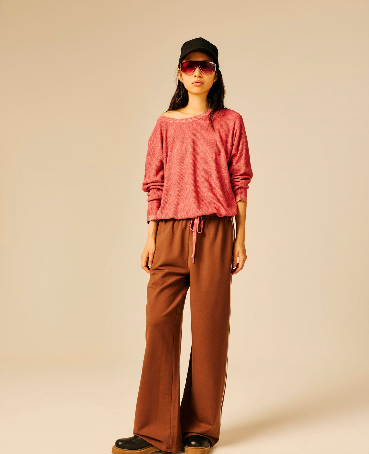 Pull femme rose - Urend | Sun Valley, vue 3