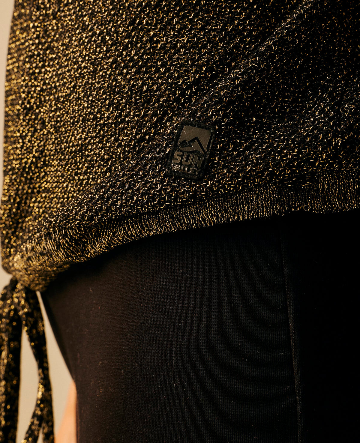 Pull sans manches femme noir - Uroge | Sun Valley, vue 6