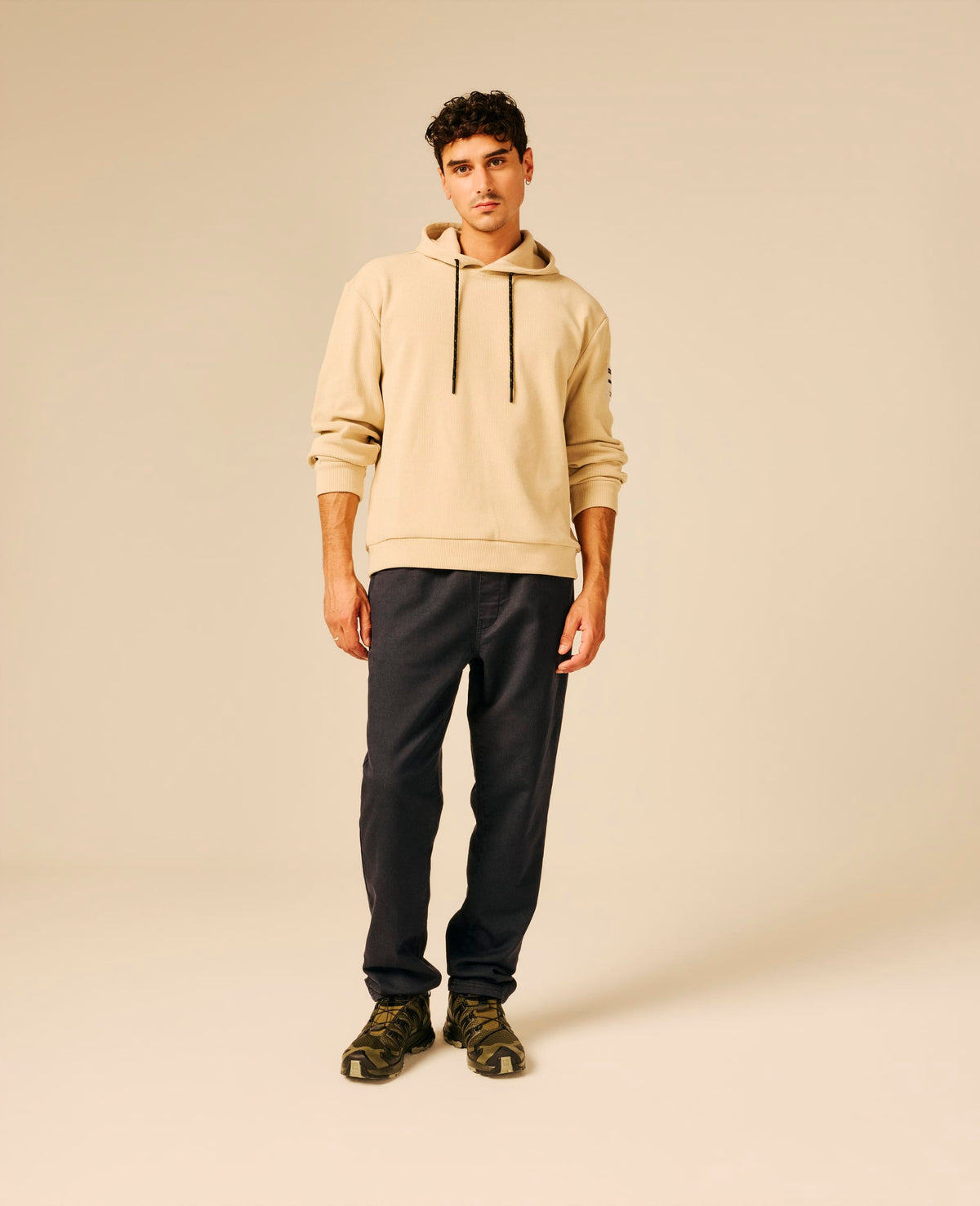 Sweat capuche homme beige - Livial | Sun Valley