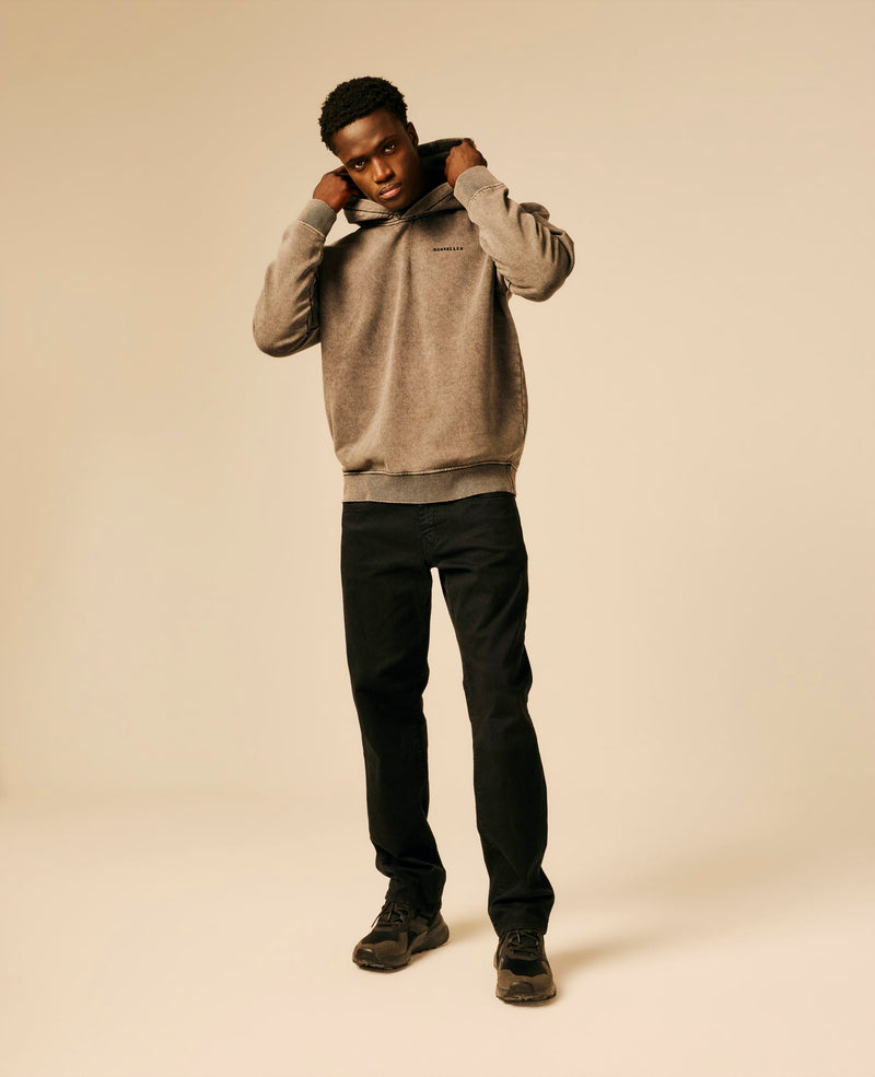 Sweat capuche homme noir - Laster | Sun Valley