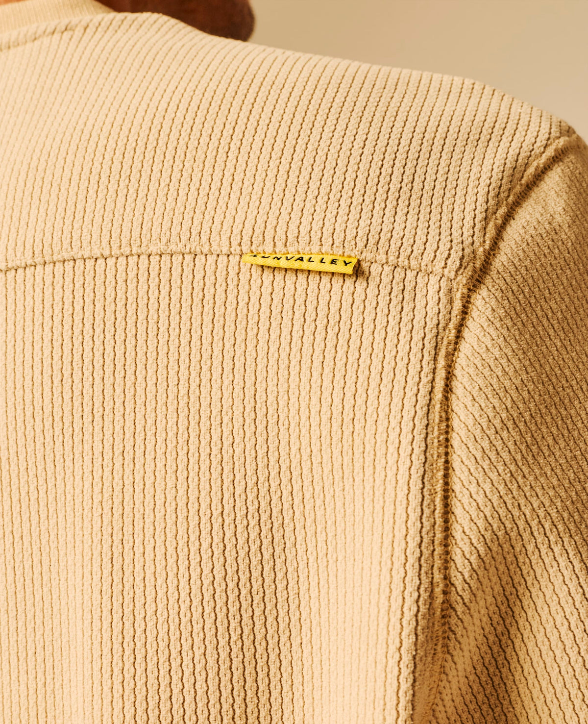 Sweat col rond homme beige - Labbely | Sun Valley, vue 6