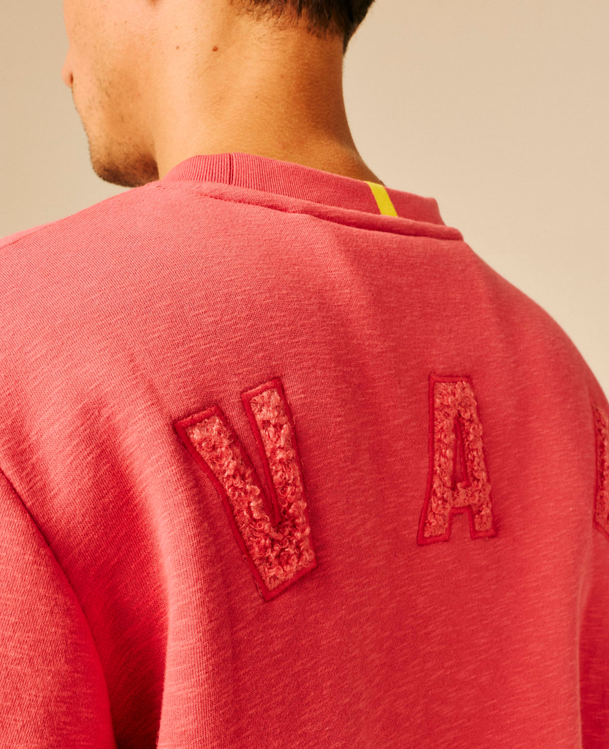 Sweat col rond unisexe rose - Leins | Sun Valley, vue 7
