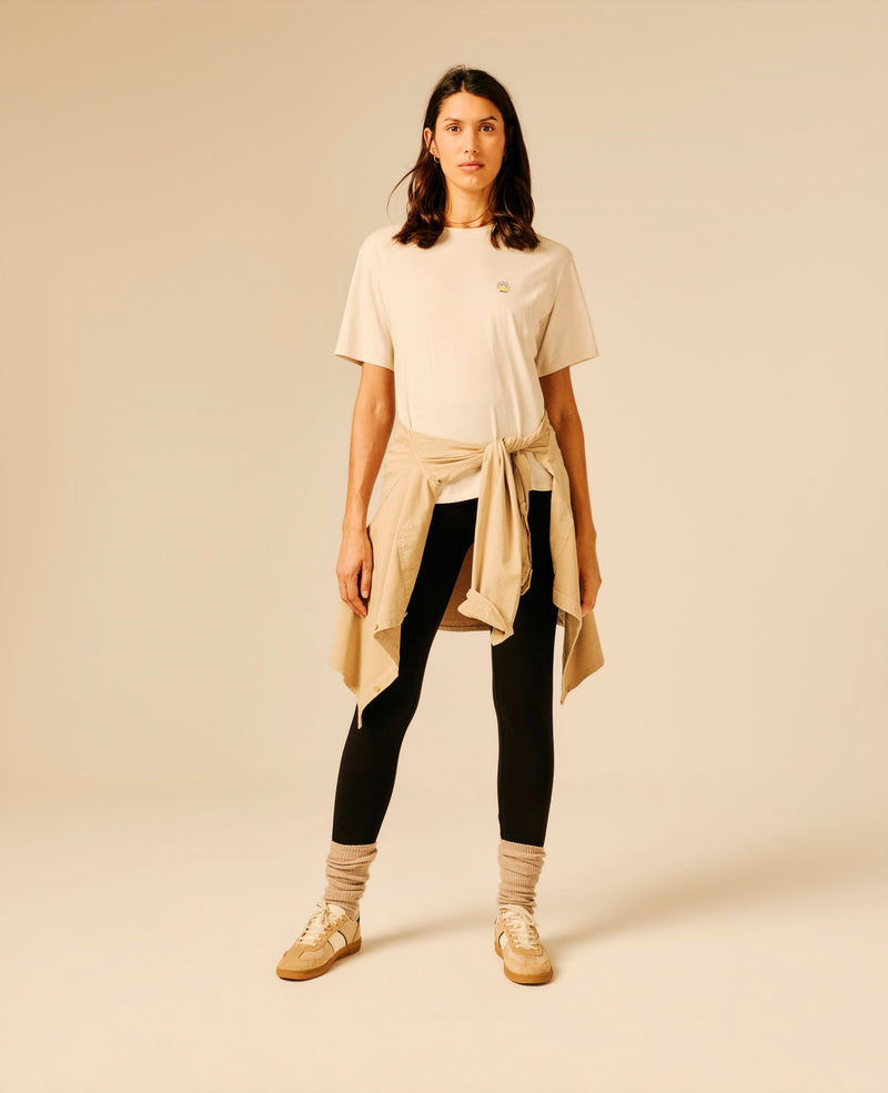 T-shirt femme beige clair - Pazel | Sun Valley