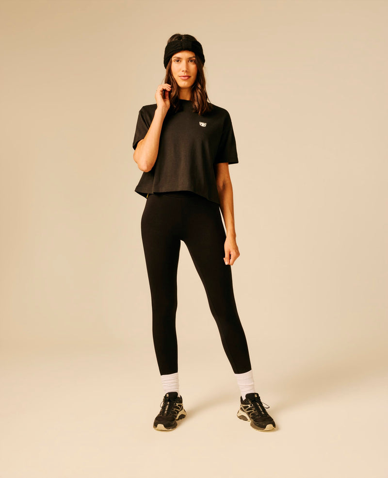 T-shirt femme noir - Pentine | Sun Valley