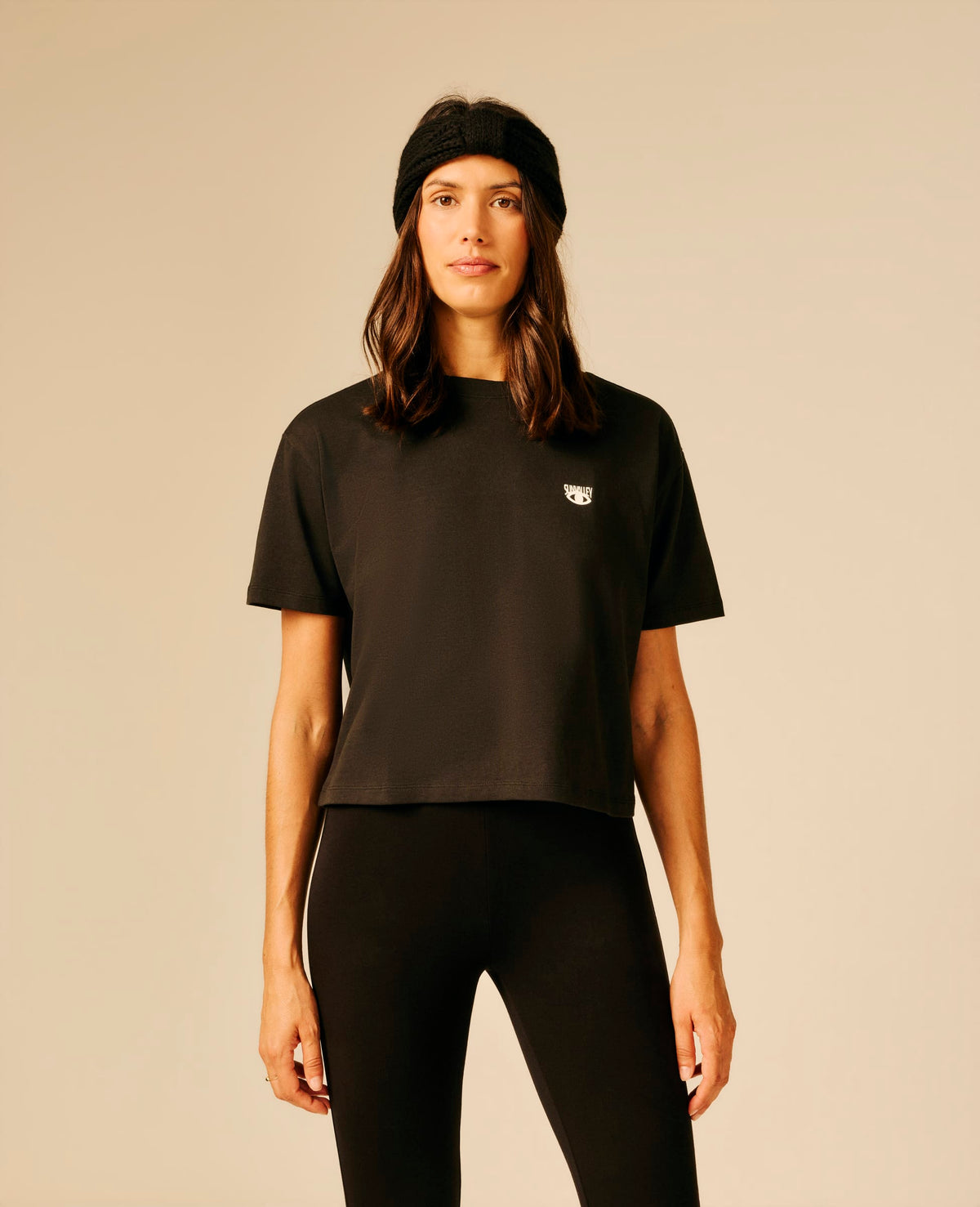 T-shirt femme noir - Pentine | Sun Valley, vue 4