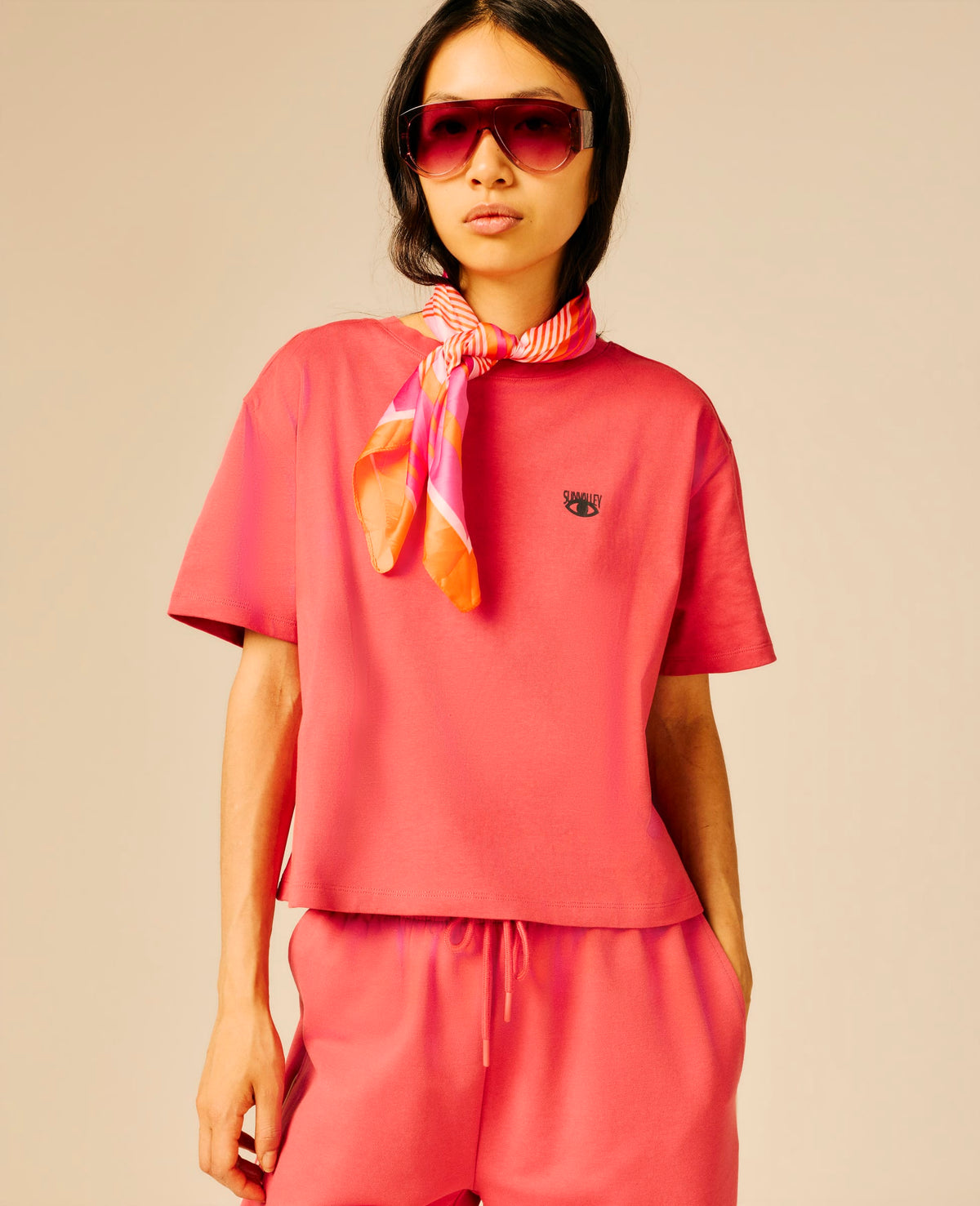 T-shirt femme rose - Pentine | Sun Valley, vue 4