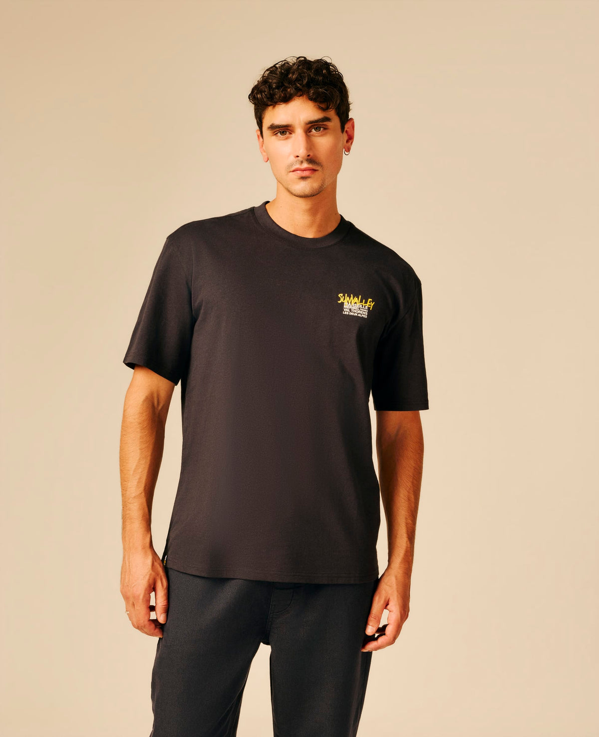 T-shirt homme anthracite Bleu - Captan | Sun Valley, vue 4