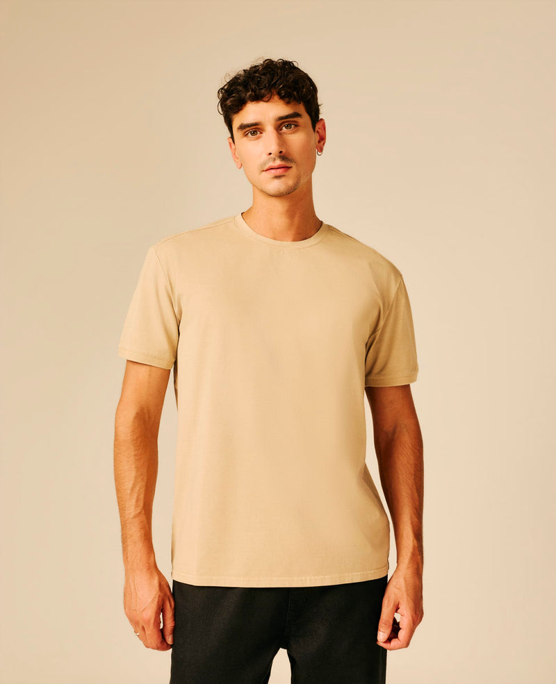 T-shirt homme beige - Cheston | Sun Valley, vue 3