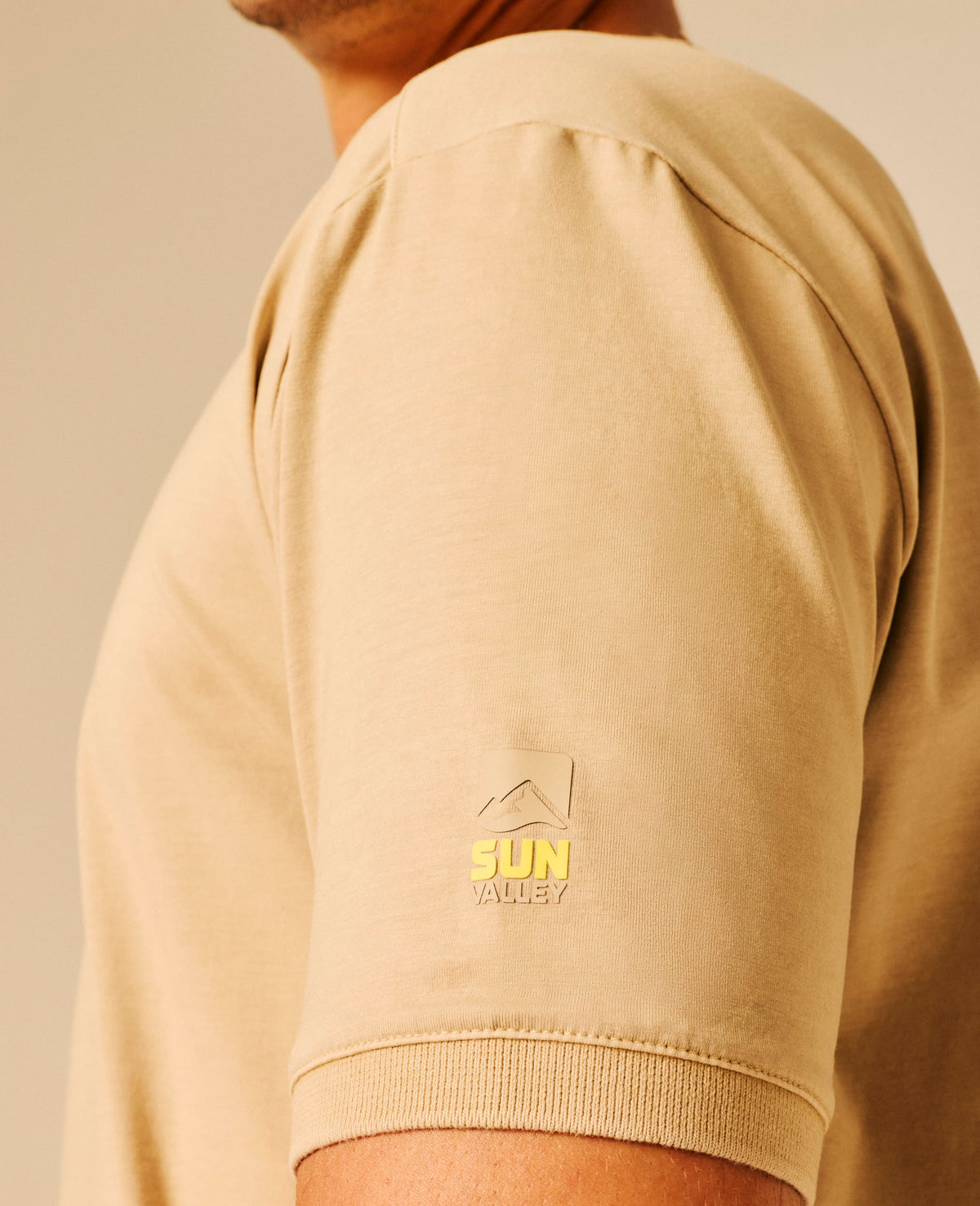 T-shirt homme beige - Cheston | Sun Valley, vue 4