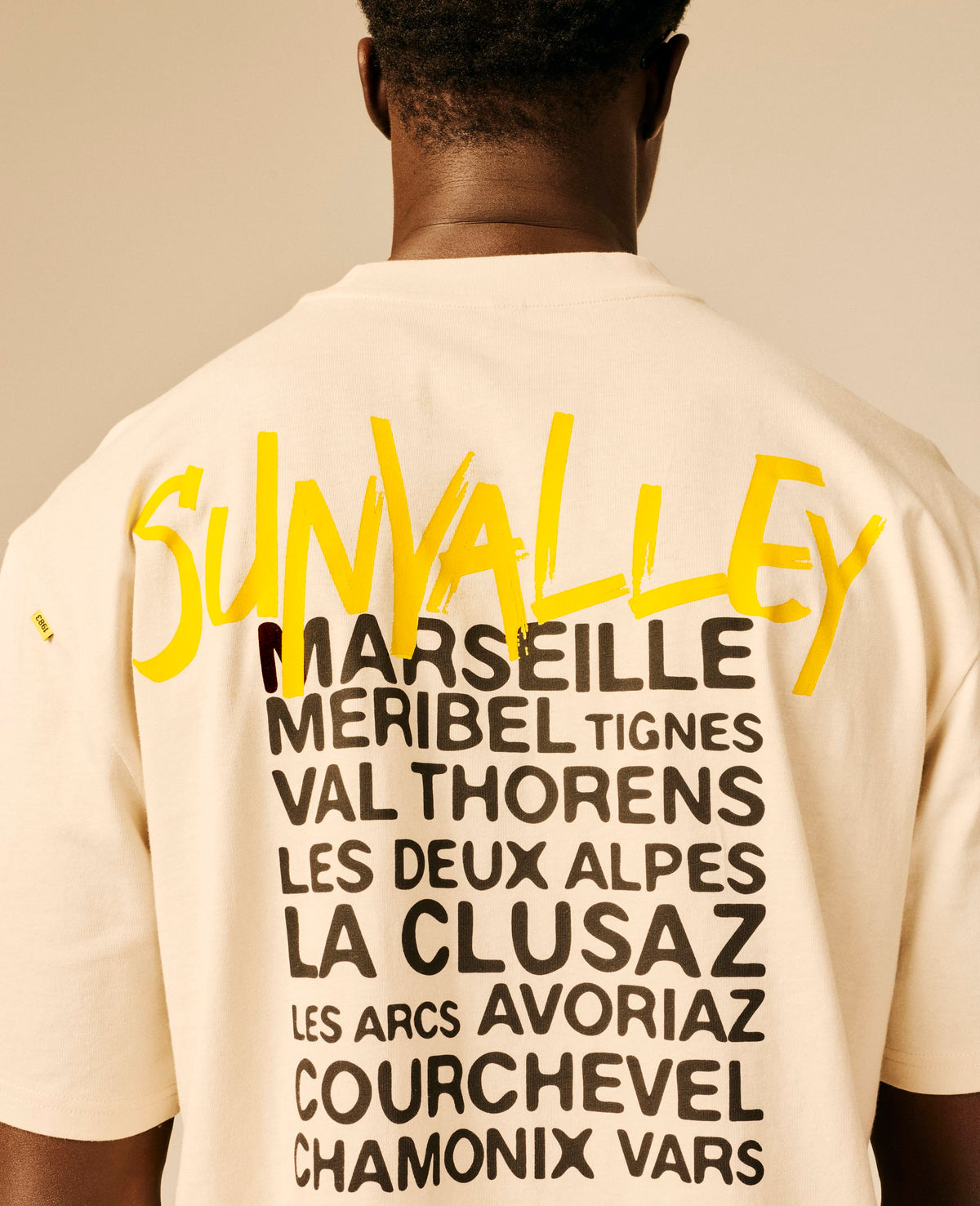 T-shirt homme beige clair - Captan | Sun Valley, vue 7