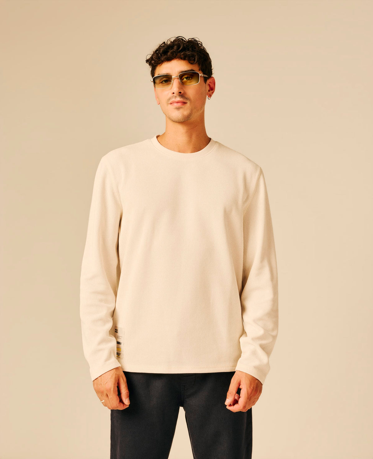 T-shirt homme beige clair - Crosly | Sun Valley, vue 3
