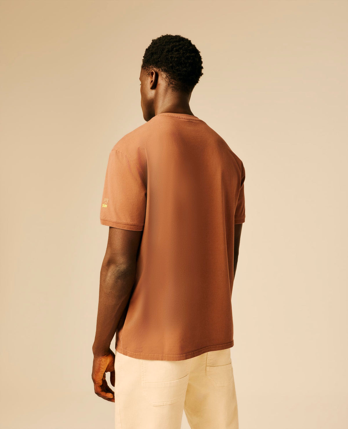 T-shirt homme chocolat - Cheston | Sun Valley, vue 2