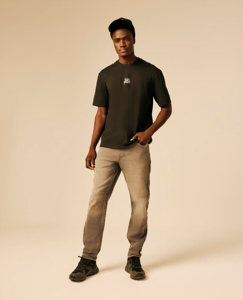 T-shirt homme noir - Cruwer | Sun Valley